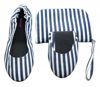 Tipsyfeet Nautical Blue Foldable Shoe